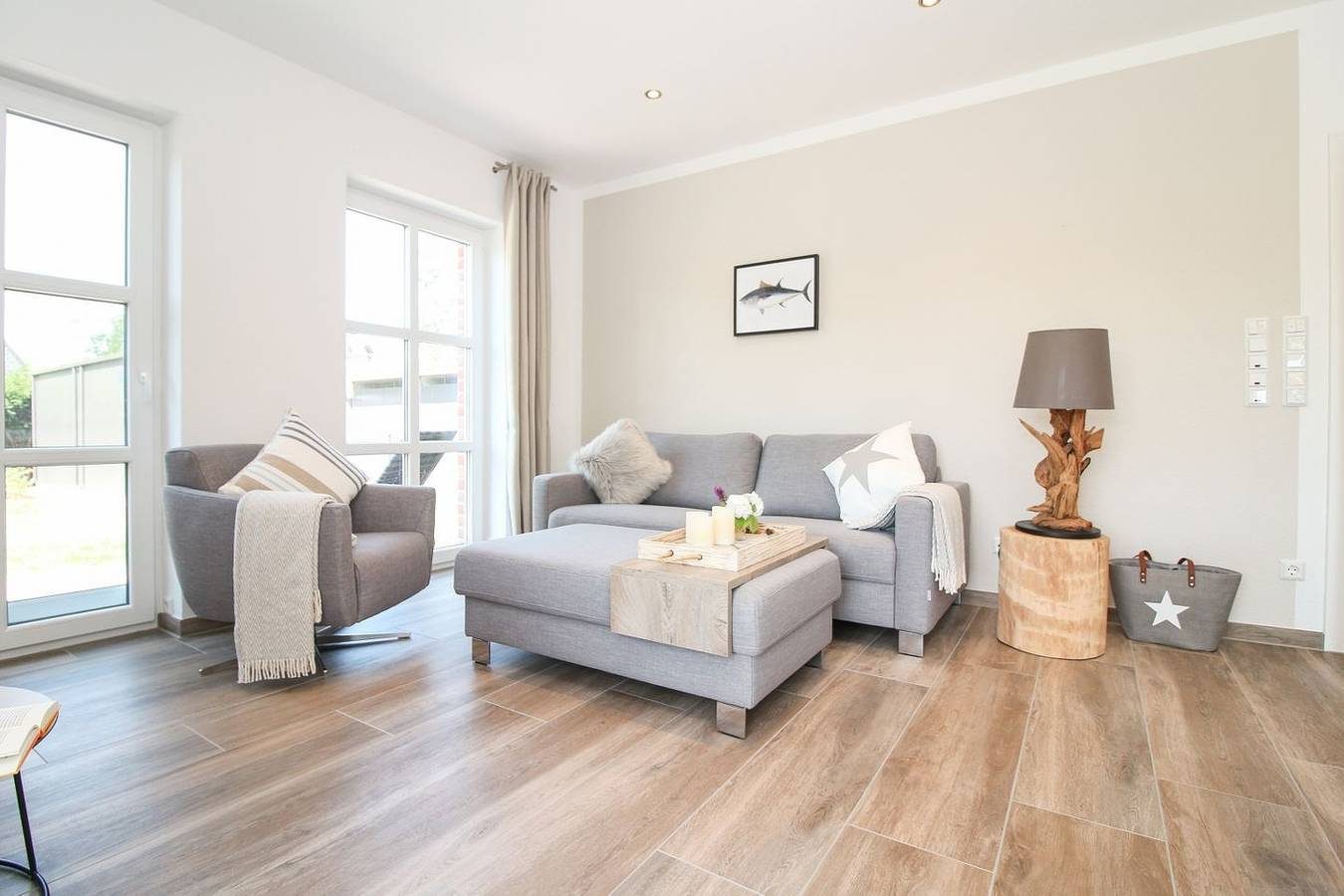 Entspannung pur: Moderne Ferienwohnung 'Viel Meer' mit Sauna und Garten — Bild 5