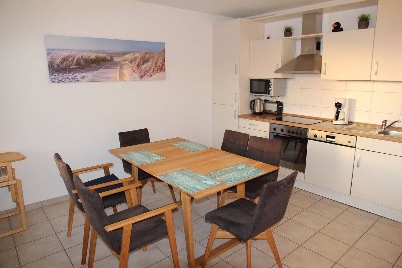 Ferienwohnung (60qm) für 4 Personen und Hund mit Balkon in Strandnähe! — Bild 5