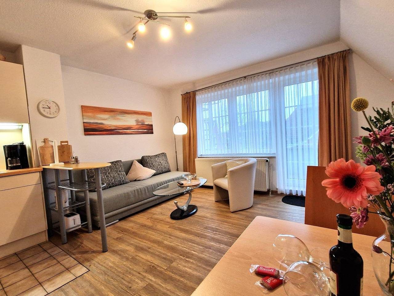 Nordsee-Urlaub in Norden: niedliche Ferienwohnung im in N...