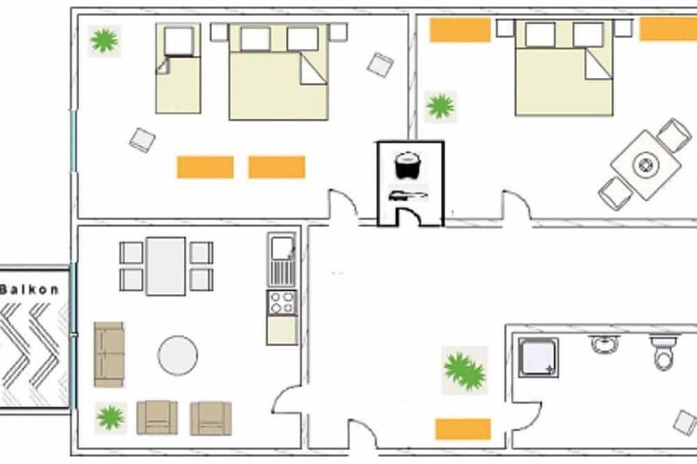Ferienwohnung -2- im  Appartementhaus Uhlenkamp am Langeooger Ortsrand — Bild 3
