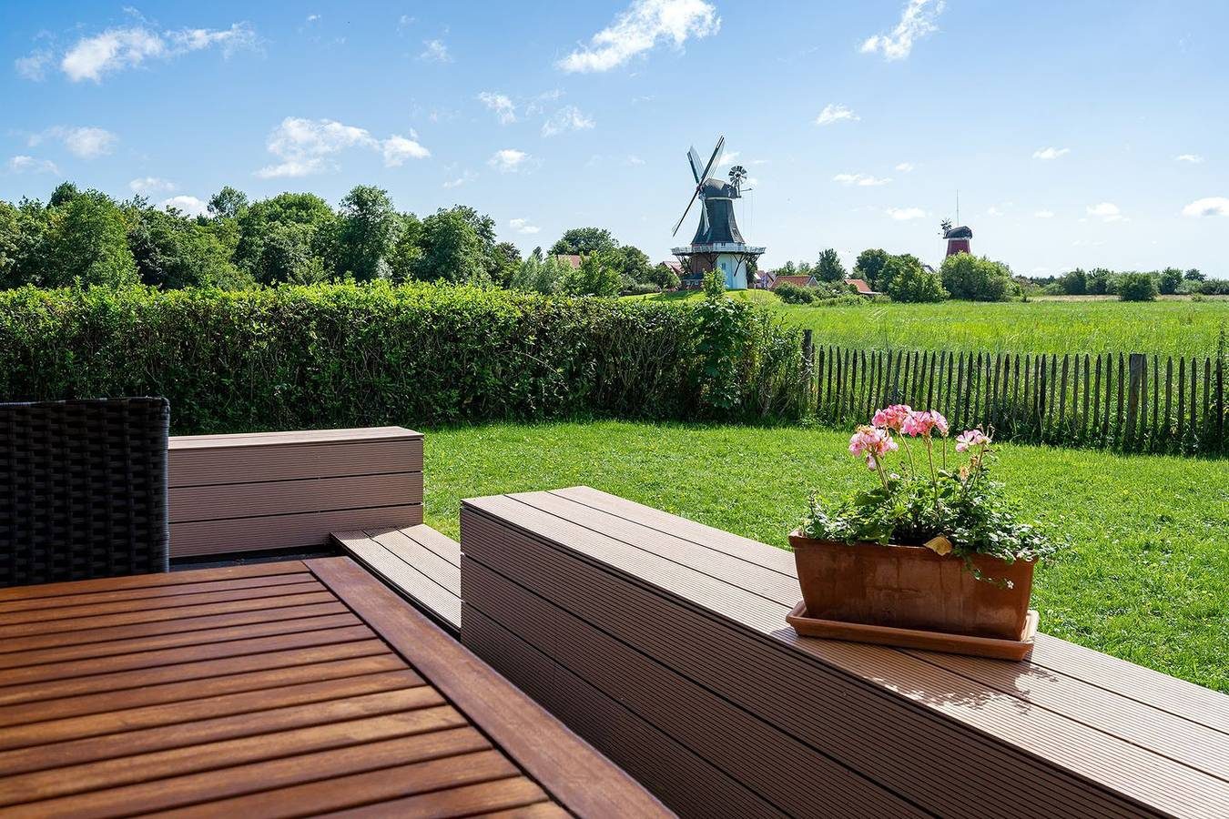 Moderne Ferienwohnung "Köken" mit Blick auf die Greetsieler Zwillingsmühlen — Bild 5