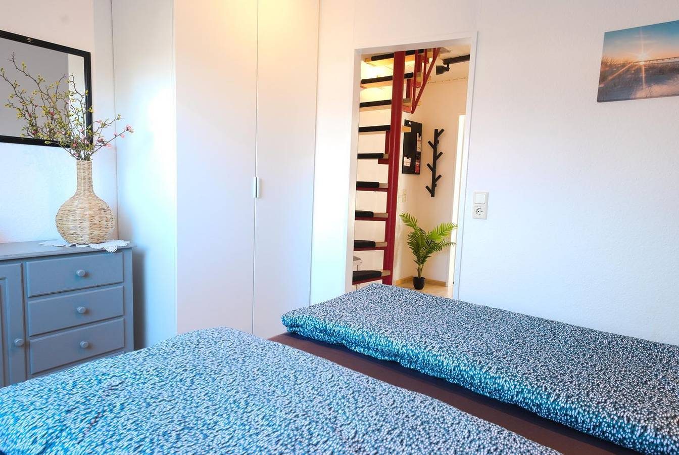 Gemütliche, strandnahe Ferienwohnung für 4 Personen, 2 Schlafzimmern und Balkon — Bild 5