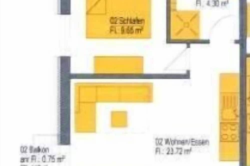 Die Ferienwohnung \"Meeresloft 2\" befindet sich im ersten Stock des Hauses. — Bild 4