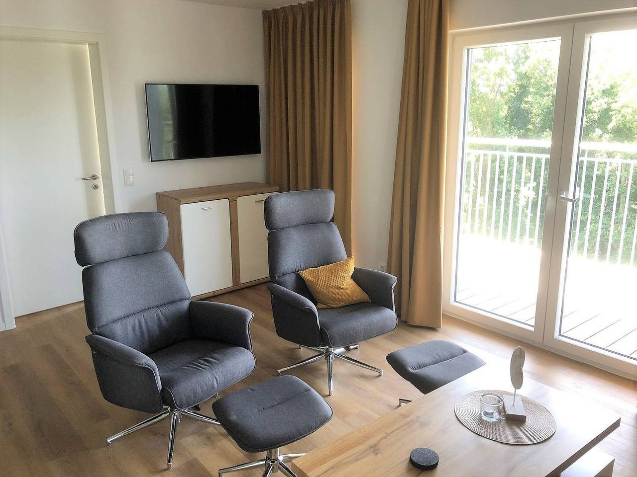 Moderne, hochwertige Ferienwohnung, Sauna, großer Balkon, strandnah — Bild 4