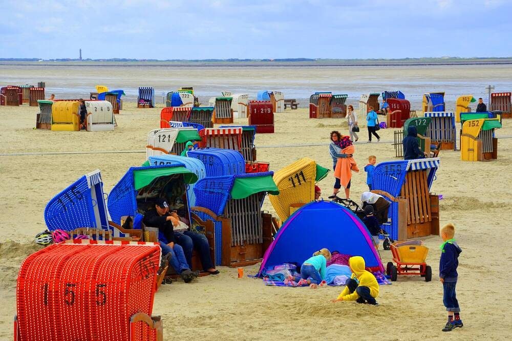 Nordseeküste, Sandstrand, Haushälfte mit Garten, Am Deich, Neu! — Bild 5