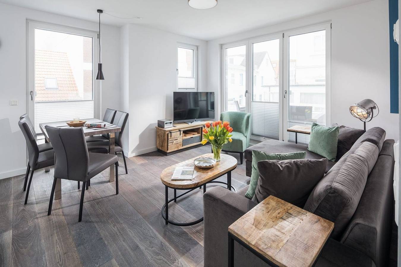 Hochwertige 3-Raum-Wohnung mit gr. Dachterrasse, Norderney
