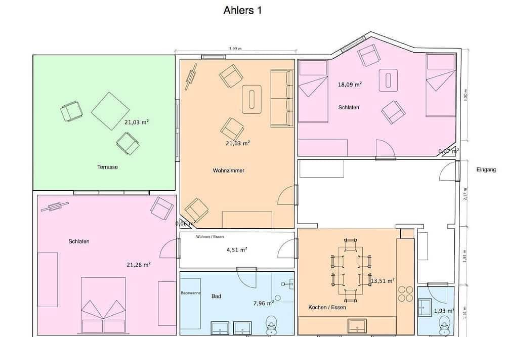 Die Ferienwohnung Ahlers 1 auf Norderney liegt in einer der ältesten Straßen von — Bild 4