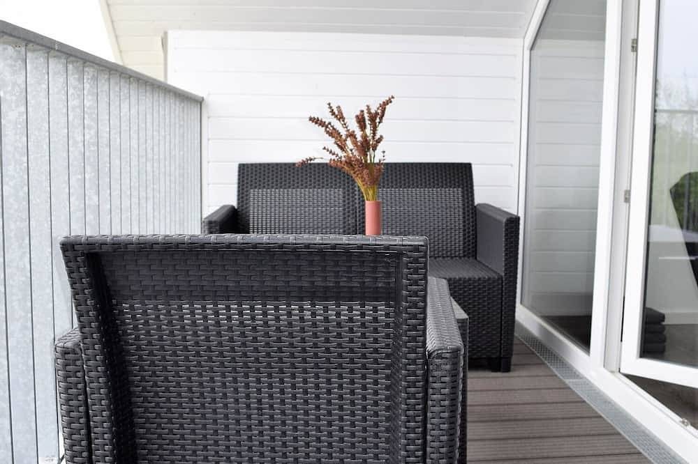 Modernes Ferienhaus, Sauna, Süd-Terrasse, Loggia mit Meerblick, Haustiere — Bild 4