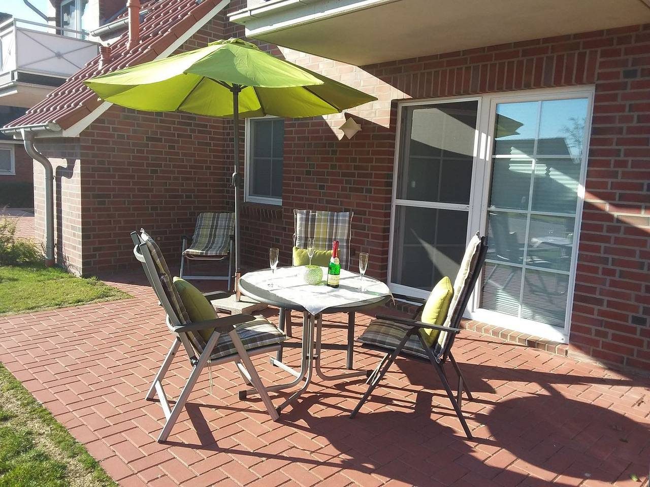 Ferienwohnung (55qm) für 4 Personen und Hund mit Terrasse in Greetsiel