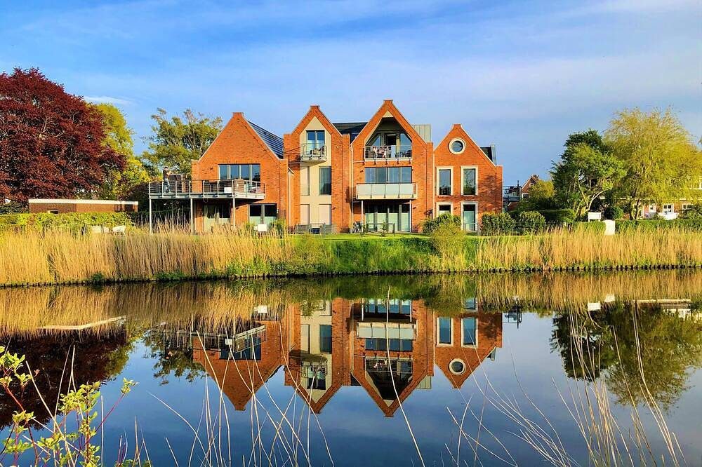 ? Penthaus an der Harle ? Einmalig schön wohnen direkt am Wasser + Sauna, Kamin