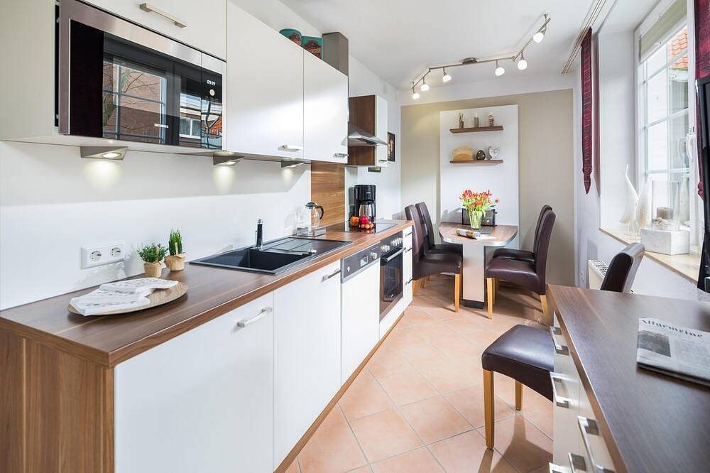 Die Ferienwohnung \"Bielefeld 7\" auf Norderney liegt im umgebauten historischen G